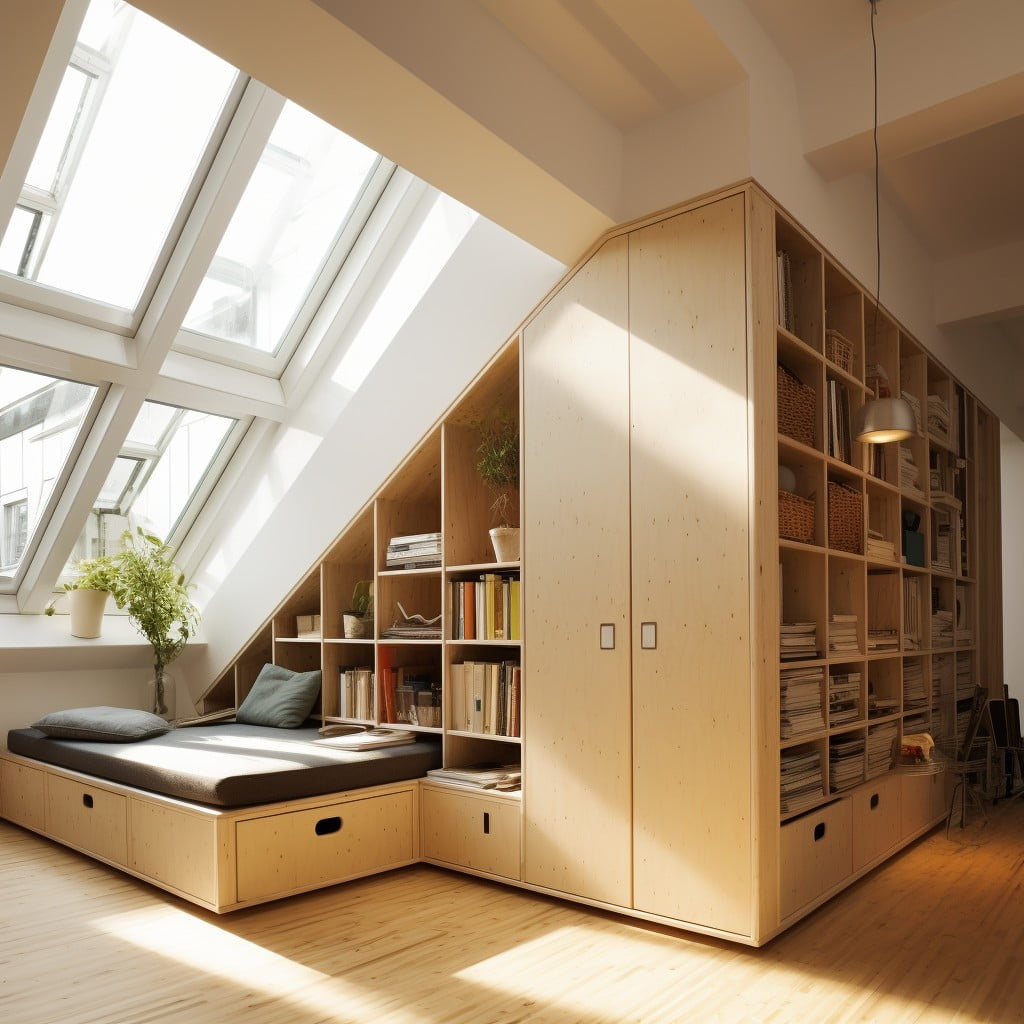 Built-in Storage Solutions for Small Lofts