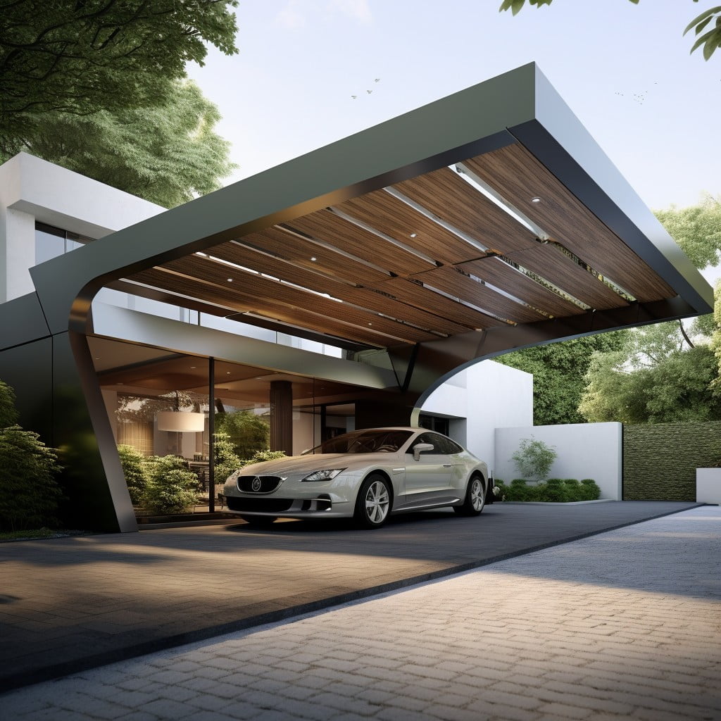 Cantilever Carport for Sleek Design