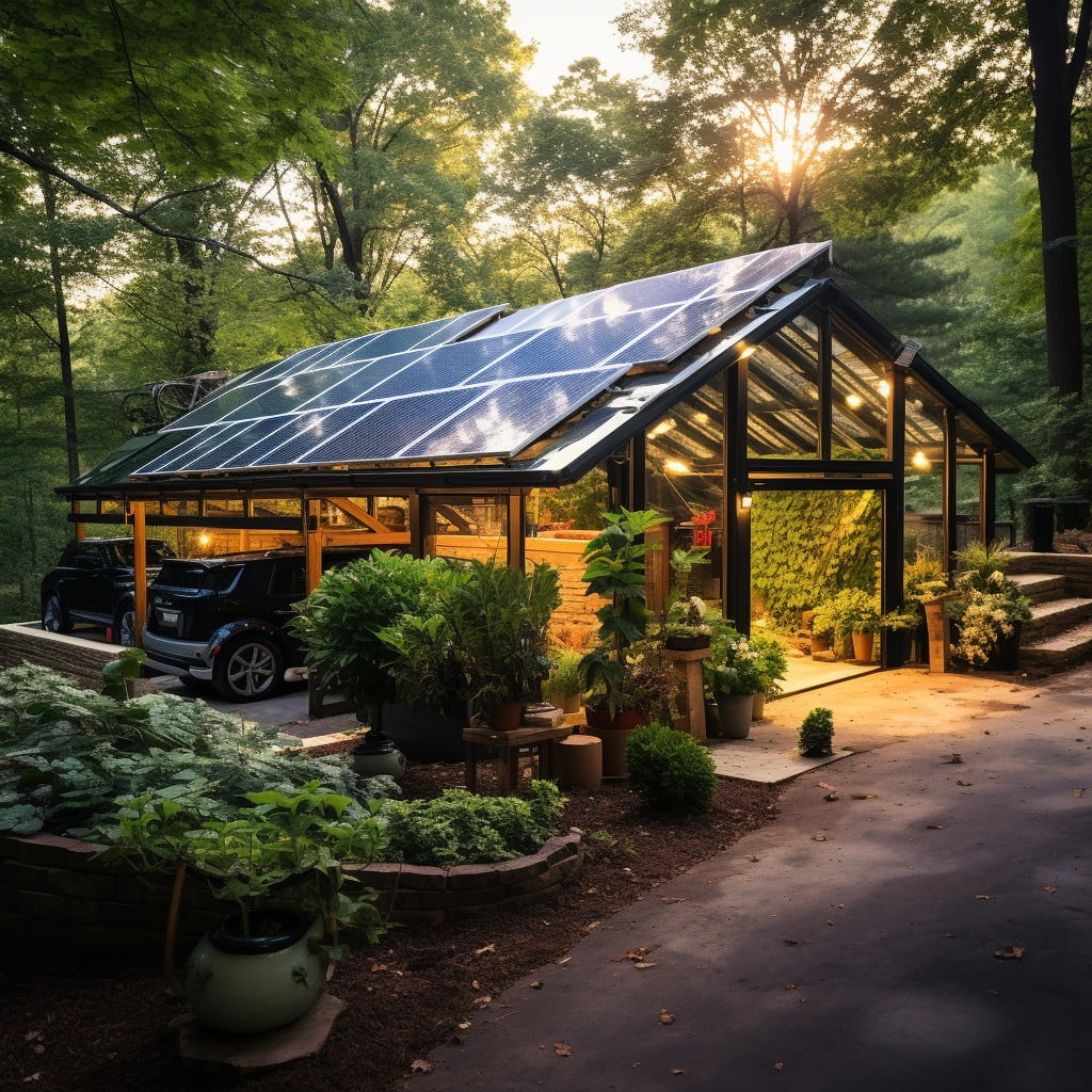 Carport With Attached Greenhouse