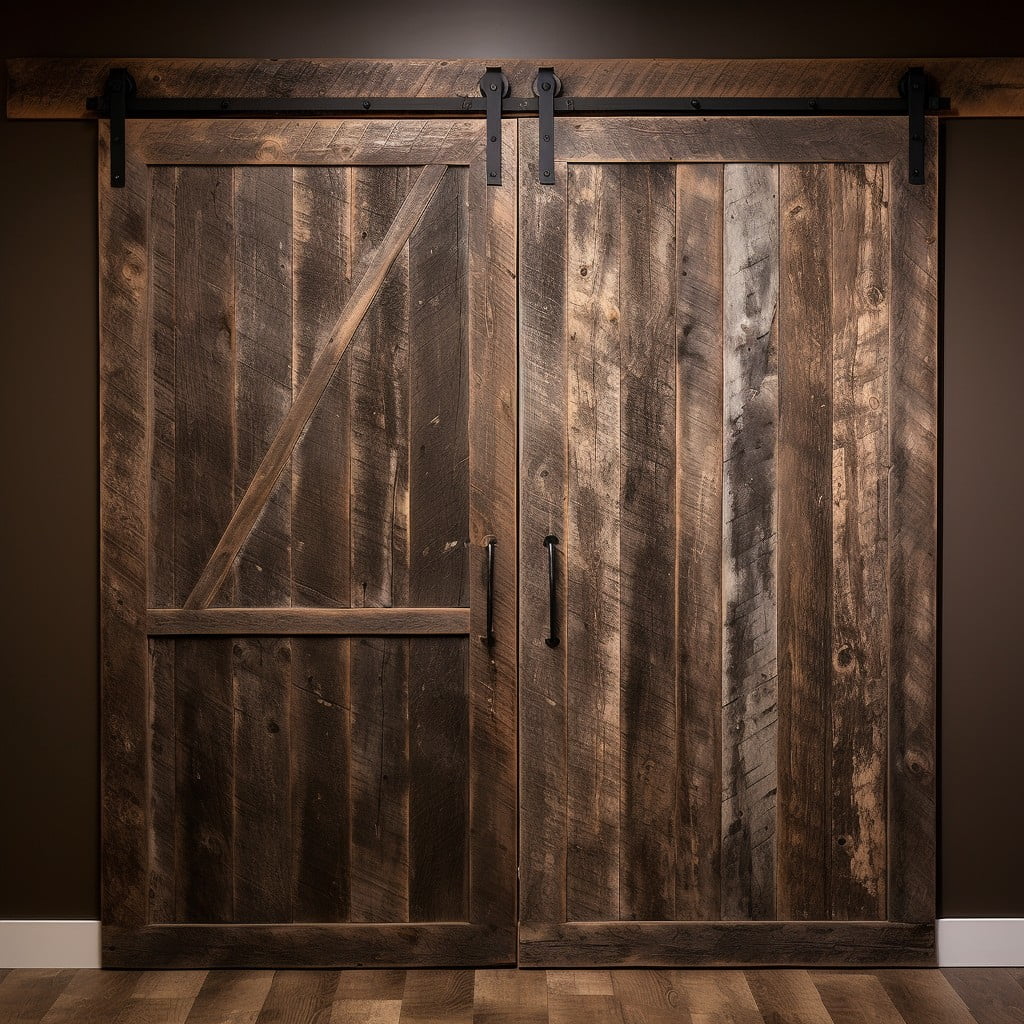 Distressed Wood Barn Door