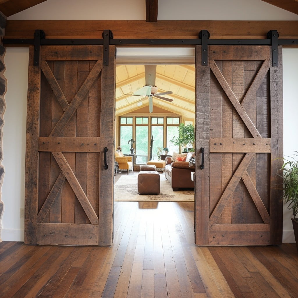 Dual-sliding Barn Doors