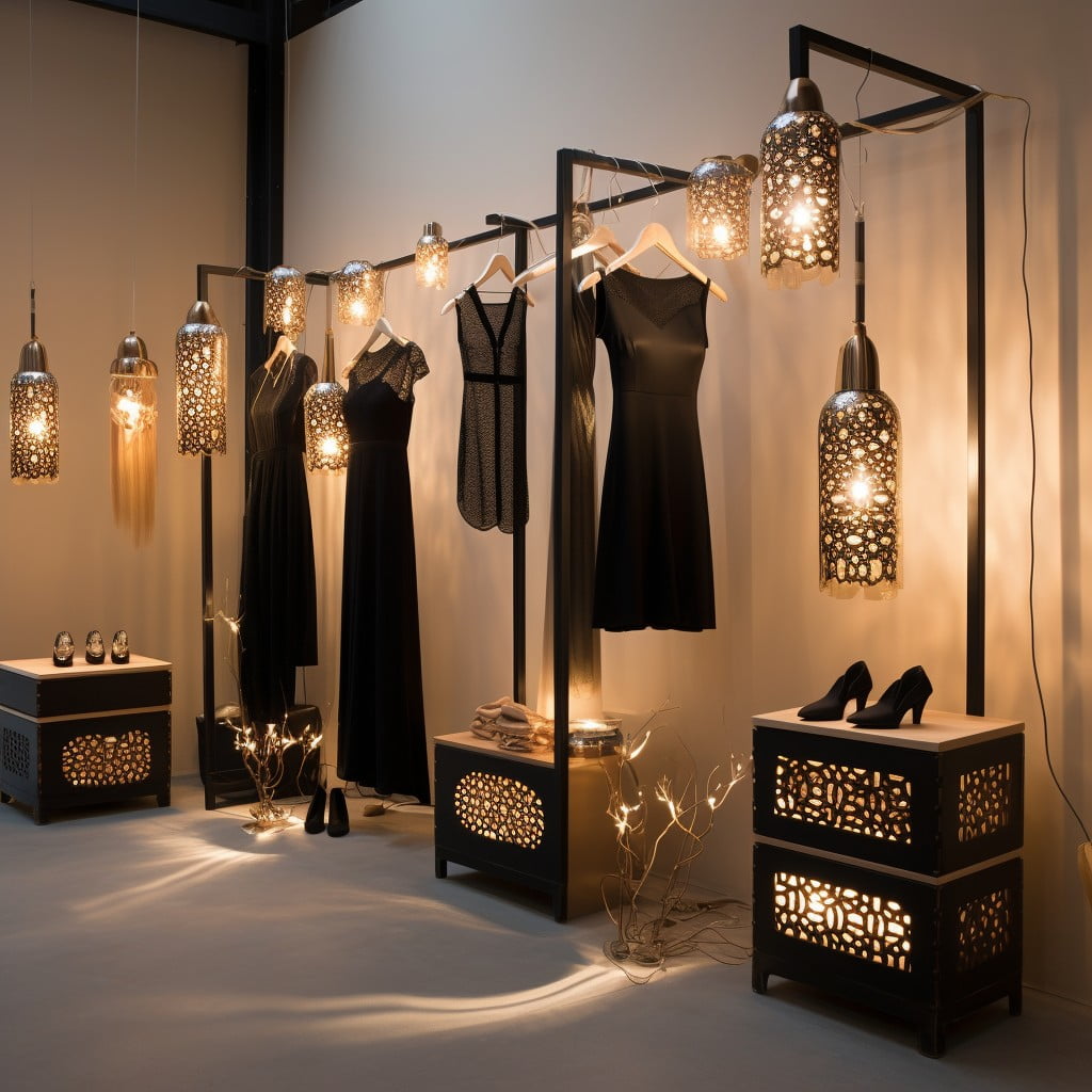 Lighting to Highlight Specific Items for a Very Small Boutique