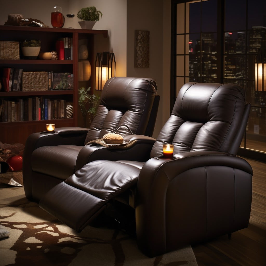 Small Home Theater Room Reclining Theater Seating
