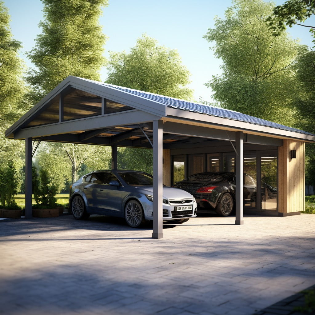 Two-car Carport With Side Entry