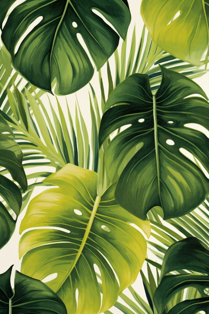 tropical leaf patterns