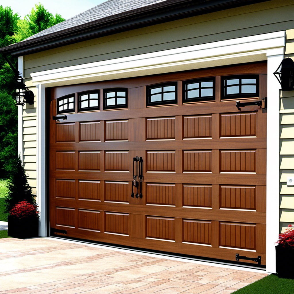 side mounted garage doors
