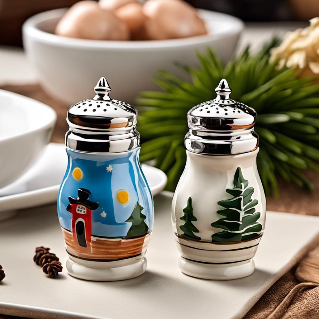 themed salt and pepper shakers
